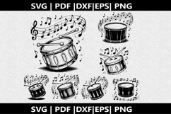 Treble clef notes SVG | Marching Band Shirt |Music Notes Product Image 2