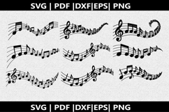 Treble clef notes SVG | Marching Band Shirt |Music Notes Product Image 2