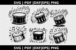 Treble clef notes SVG | Marching Band Shirt |Music Notes Product Image 1