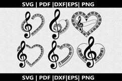 Treble clef notes SVG | Marching Band Shirt |Music Notes Product Image 2