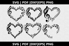 Treble clef notes SVG | Marching Band Shirt |Music Notes Product Image 2