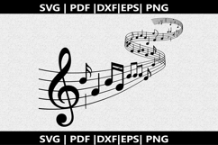 Treble clef notes SVG | Marching Band Shirt |Music Notes Product Image 3