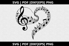 Treble clef notes SVG | Marching Band Shirt |Music Notes Product Image 3