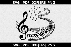 Treble clef notes SVG | Marching Band Shirt |Music Notes Product Image 3