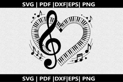Treble clef notes SVG | Marching Band Shirt |Music Notes Product Image 3
