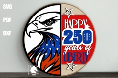Patriotic Door Sign SVG Bundle | USA 250 Years Anniversary Product Image 3