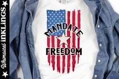 Mandate Freedom Patriotic Sublimation Product Image 1