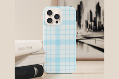 Watercolor Sky Blue Stripes Digital Paper Patterns Product Image 5