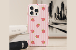 Summer Strawberry Seamless Pattern | Fruit Digital Paper Product Image 7