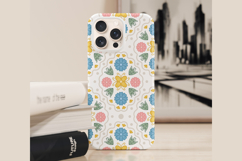 Folk Art Flower Seamless Pattern | Flower Digital Paper Product Image 5