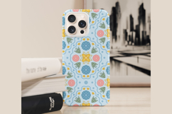 Folk Art Flower Seamless Pattern | Flower Digital Paper Product Image 6