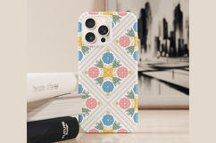 Folk Art Flower Seamless Pattern | Flower Digital Paper Product Image 6