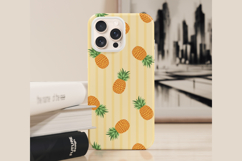 Summer Pineapple Seamless Pattern | Fruit Digital Paper Product Image 6