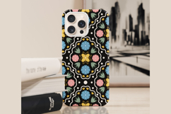 Folk Art Flower Seamless Pattern | Flower Digital Paper Product Image 5