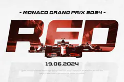 Mobile - Modern Racing Car Font Product Image 3