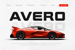 Mobile - Modern Racing Car Font Product Image 4