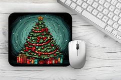 Christmas tree Mousepad PNG, Christmas Mousepad sublimation Product Image 1