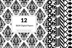Black and white patterns Product Image 1