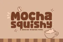 Mocha Squishy - A Fun & Cozy Font Product Image 1