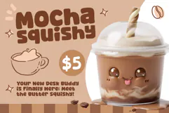 Mocha Squishy - A Fun & Cozy Font Product Image 2