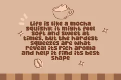 Mocha Squishy - A Fun & Cozy Font Product Image 3