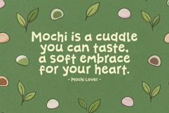 Mochi Green - Cozy &amp; Display Font Product Image 3