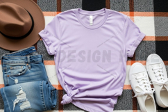 Lilac t-shirt mockup design Product Image 1