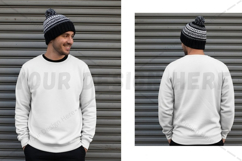 White long sleeve t-shirt mockup Product Image 1