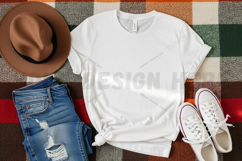 Casual white t-shirt mockup Product Image 1