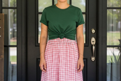 Green t-shirt mockup design Product Image 1