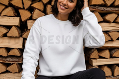 White long sleeve t-shirt mockup design Product Image 1