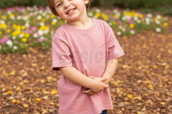 Pink kids t-shirt mockup design Product Image 1