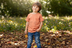 Coral t-shirt for kids mockup design Product Image 1