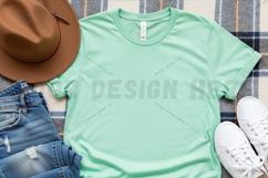 Light green t-shirt mockup design Product Image 1