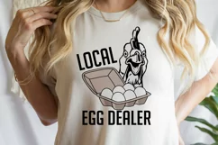 Local Egg Dealer SVG, Egg Dealer SVG, Chicken SVG Product Image 2