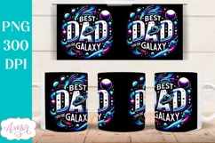 Best Dad mug wrap sublimation PNG | Father's day mug PNG Product Image 3
