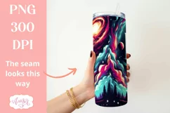 Best Mom Tumbler Wrap for Sublimation | Galaxy tumbler PNG Product Image 3
