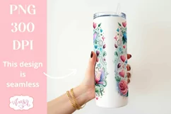 Love Potion tumbler wrap, Valentine's Day sublimation PNG Product Image 2