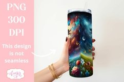 Magical Butterfly tumbler wrap, Spring PNG for sublimation Product Image 2