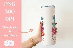 Knitting addict Tumbler wrap sublimation PNG | Yarn lover Product Image 2