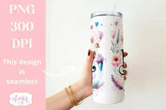 Love Potion tumbler wrap, Valentine's Day sublimation PNG Product Image 2