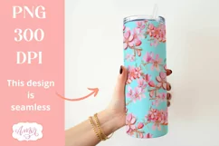 Teal Bride Tumbler Wrap PNG for Sublimation | Wedding party Product Image 3