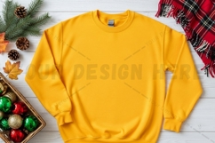 Bright yellow long sleeve t-shirt mockup Product Image 1