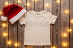 Christmas-themed t-shirt mockup Product Image 1