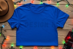 Blue t-shirt mockup Product Image 1