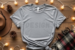 Grey t-shirt mockup design Product Image 1