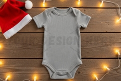 Christmas-themed baby onesie mockup design Product Image 1
