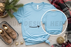 Light blue t-shirt mockup design Product Image 1