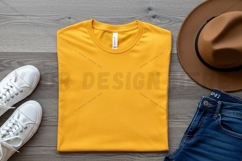 Bright yellow t-shirt mockup Product Image 1