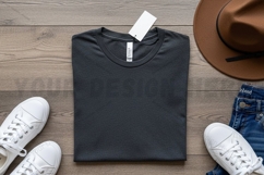 Stylish black t-shirt mockup design Product Image 1